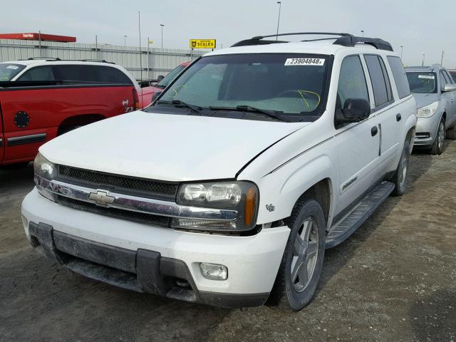 1GNET16P936189232 - 2003 CHEVROLET TRAILBLAZE WHITE photo 2