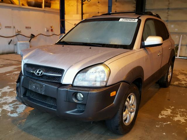 KM8JN12D66U272397 - 2006 HYUNDAI TUCSON GLS SILVER photo 2