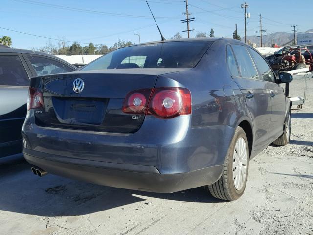 3VWJZ7AJ1AM093603 - 2010 VOLKSWAGEN JETTA S BLUE photo 4