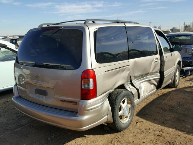 1GHDX03E4YD132262 - 2000 OLDSMOBILE SILHOUETTE TAN photo 4