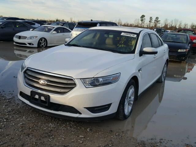 1FAHP2E88EG125146 - 2014 FORD TAURUS SEL WHITE photo 2