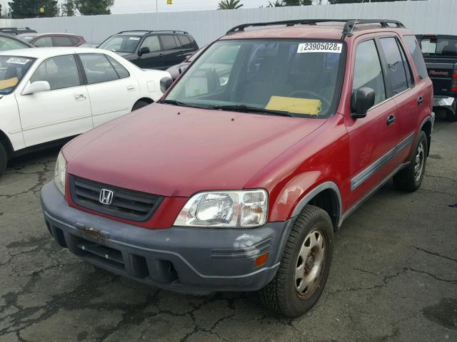 JHLRD1844VC059666 - 1997 HONDA CR-V LX RED photo 2