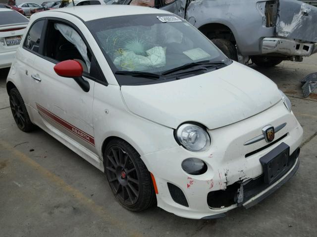 3C3CFFFH0ET184849 - 2014 FIAT 500 ABARTH WHITE photo 1