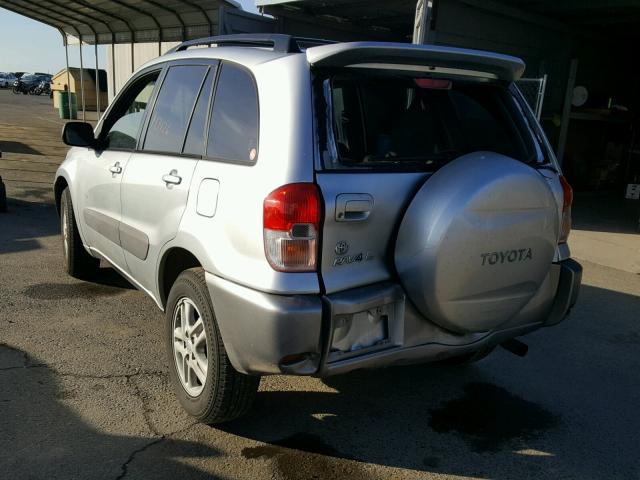 JTEGH20VX10031980 - 2001 TOYOTA RAV4 SILVER photo 3