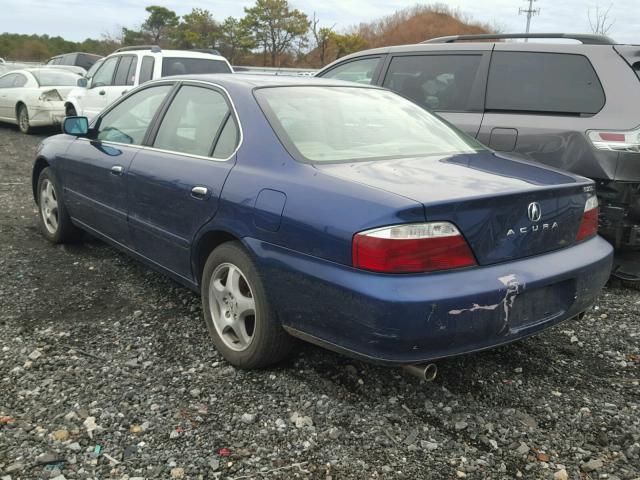 19UUA56653A090639 - 2003 ACURA 3.2TL BLUE photo 3