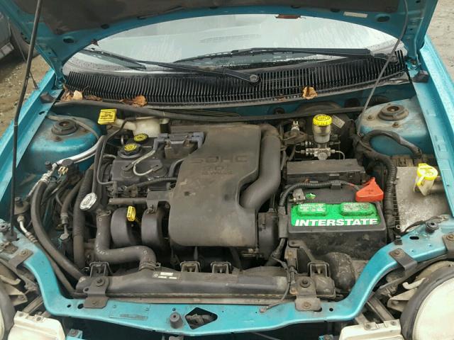 3P3ES47CXTT229719 - 1996 PLYMOUTH NEON TEAL photo 7