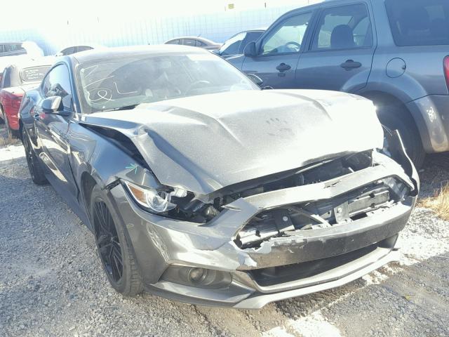 1FA6P8TH7F5355786 - 2015 FORD MUSTANG GRAY photo 1