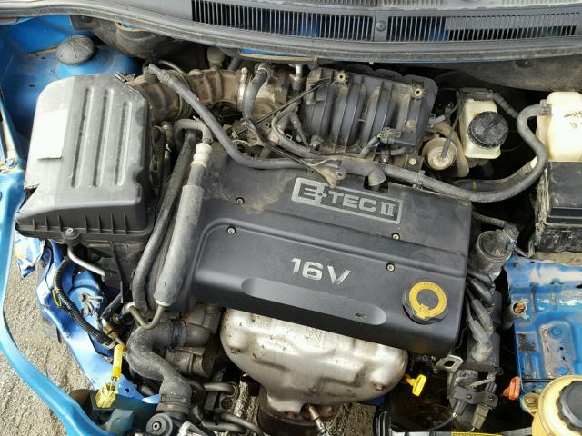 KL1TD56687B053044 - 2007 CHEVROLET AVEO BASE Mavi foto 7