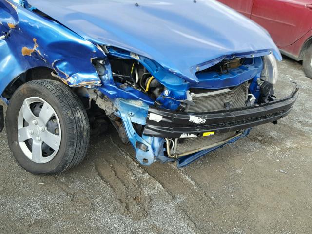 KL1TD56687B053044 - 2007 CHEVROLET AVEO BASE Mavi foto 9