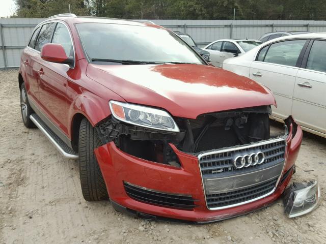 WA1BY74L07D054071 - 2007 AUDI Q7 3.6 QUA RED photo 1