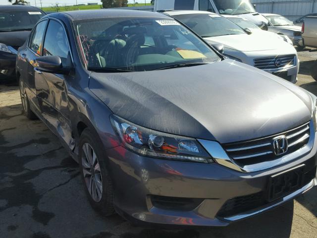 1HGCR2F36EA089060 - 2014 HONDA ACCORD LX GRAY photo 1