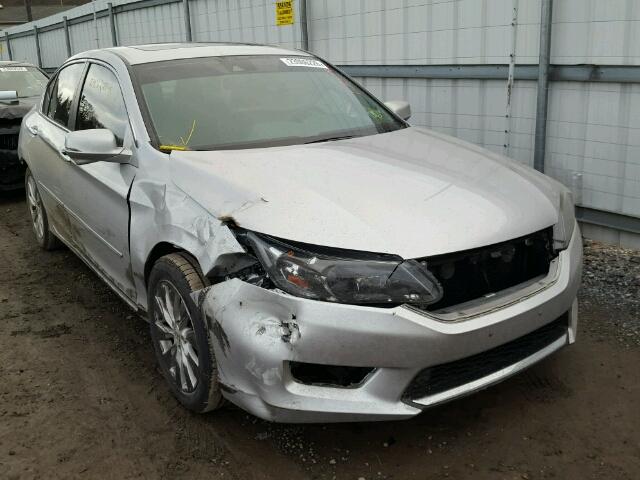 1HGCR2F8XEA004877 - 2014 HONDA ACCORD EXL SILVER photo 1