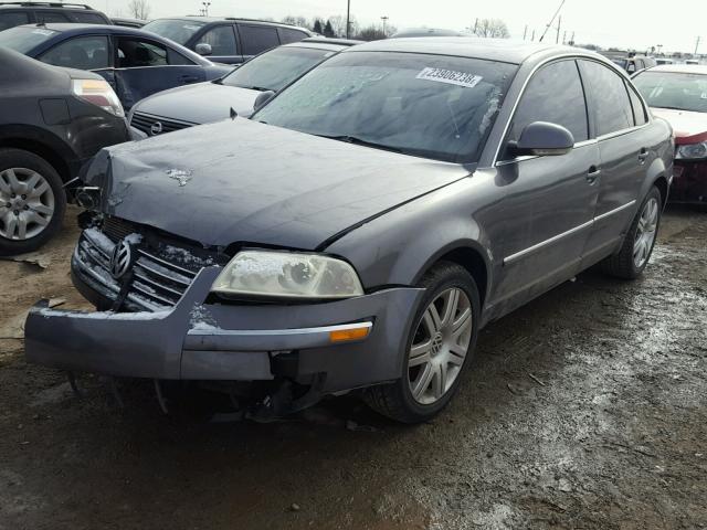 WVWAE63B25P047101 - 2005 VOLKSWAGEN PASSAT GLS GRAY photo 2