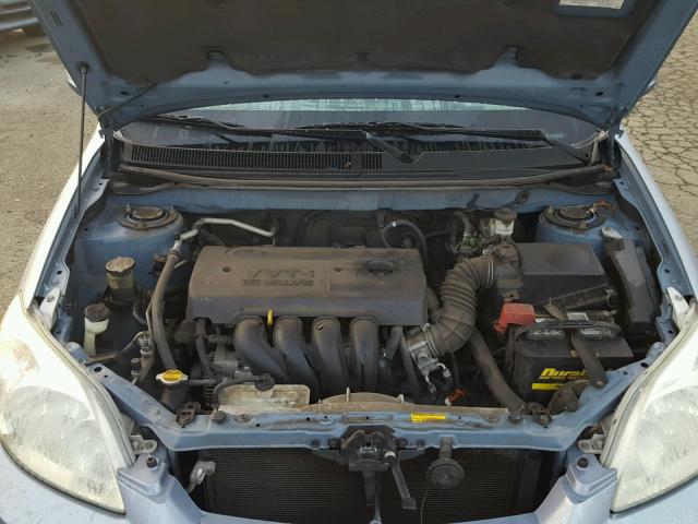 2T1KR32E85C343774 - 2005 TOYOTA COROLLA MA BLUE photo 7