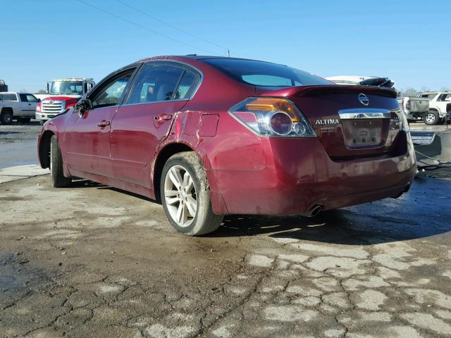 1N4BL2AP0AN543589 - 2010 NISSAN ALTIMA SR MAROON photo 3