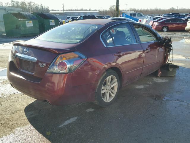 1N4BL2AP0AN543589 - 2010 NISSAN ALTIMA SR MAROON photo 4