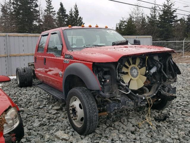 1FD0W5GT8GED05072 - 2016 FORD F550 SUPER RED photo 1