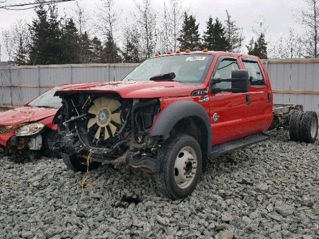 1FD0W5GT8GED05072 - 2016 FORD F550 SUPER RED photo 2