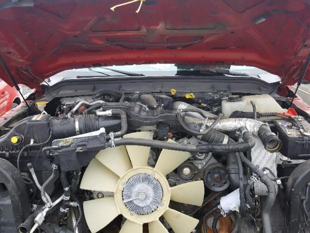 1FD0W5GT8GED05072 - 2016 FORD F550 SUPER RED photo 7