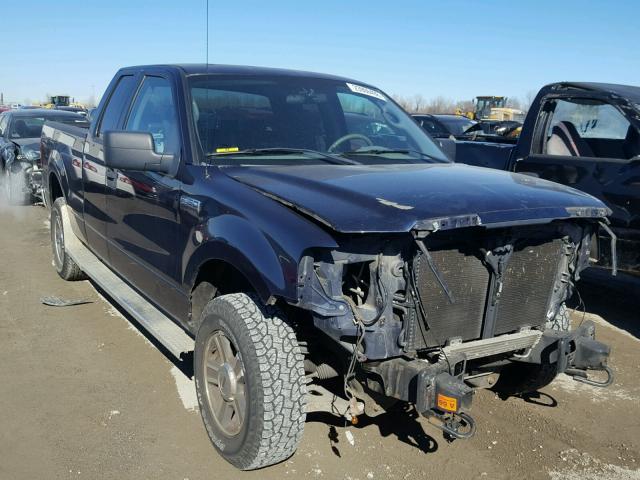 1FTRX14W46FB46687 - 2006 FORD F150 BLUE photo 1