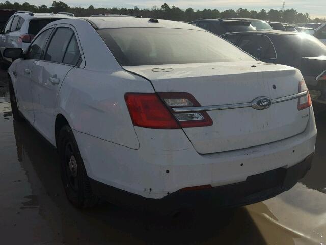 1FAHP2M81DG110875 - 2013 FORD TAURUS POL WHITE photo 3