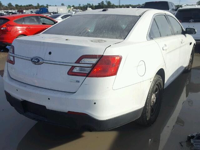 1FAHP2M81DG110875 - 2013 FORD TAURUS POL WHITE photo 4