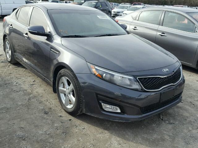 KNAGM4A70F5641227 - 2015 KIA OPTIMA LX GRAY photo 1