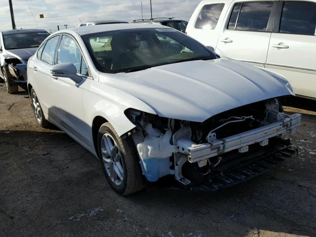 3FA6P0H75ER313744 - 2014 FORD FUSION SE WHITE photo 1