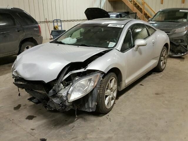 4A3AK34T36E601223 - 2006 MITSUBISHI ECLIPSE GT SILVER photo 2