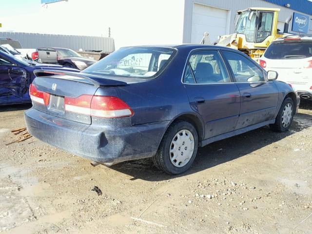 1HGCG56431A141304 - 2001 HONDA ACCORD LX BLUE photo 4