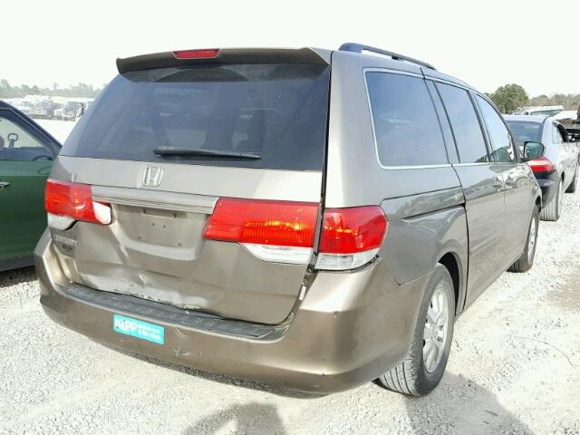 5FNRL38408B062910 - 2008 HONDA ODYSSEY EX GOLD photo 4