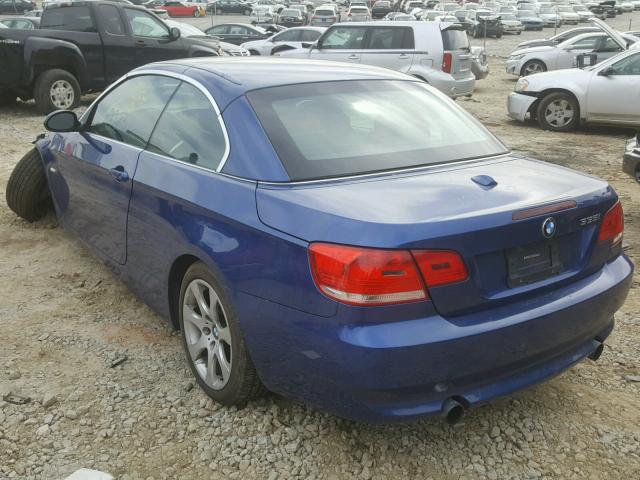 WBAWL73588PX51736 - 2008 BMW 335 I BLUE photo 3