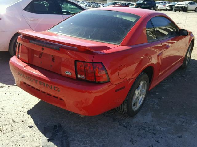 1FAFP40462F167940 - 2002 FORD MUSTANG RED photo 4