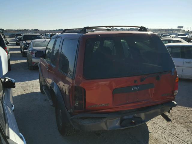 1FMYU24E8XUC81018 - 1999 FORD EXPLORER RED photo 3