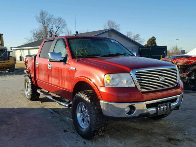 1FTPW14V38FA50568 - 2008 FORD F150 SUPER RED photo 1