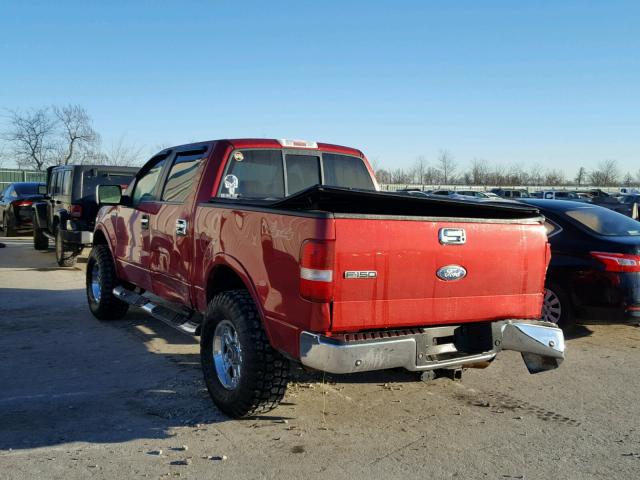 1FTPW14V38FA50568 - 2008 FORD F150 SUPER RED photo 3