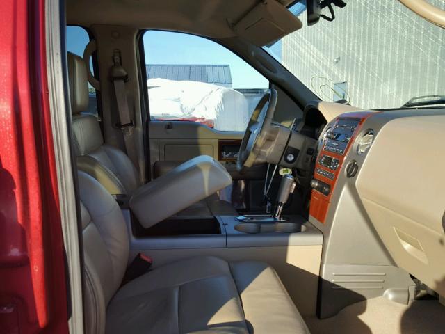 1FTPW14V38FA50568 - 2008 FORD F150 SUPER RED photo 5