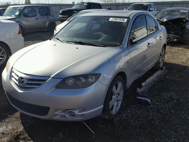 JM1BK323861433810 - 2006 MAZDA 3 S SILVER photo 2