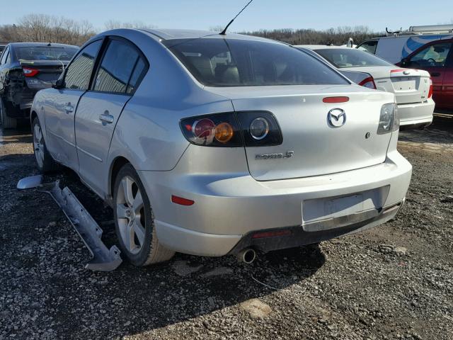 JM1BK323861433810 - 2006 MAZDA 3 S SILVER photo 3