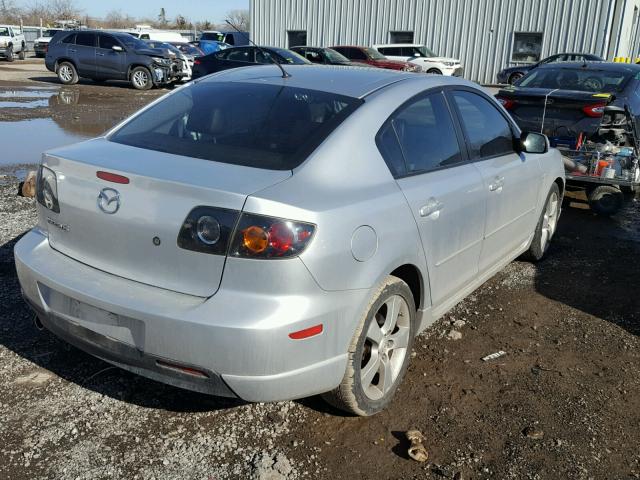 JM1BK323861433810 - 2006 MAZDA 3 S SILVER photo 4