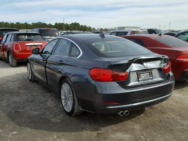 WBA4A5C56FGK15303 - 2015 BMW 428 I GRAY photo 3