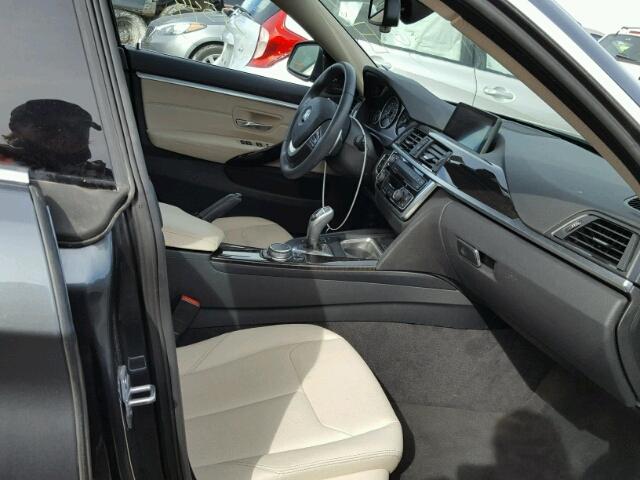 WBA4A5C56FGK15303 - 2015 BMW 428 I GRAY photo 5