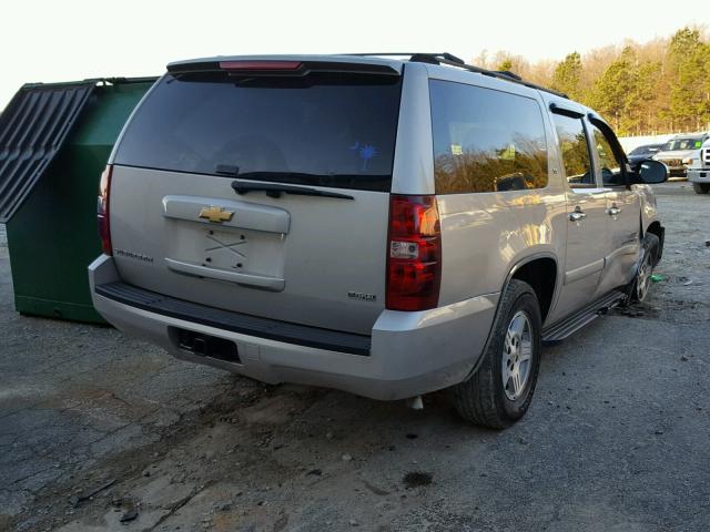 3GNFC16007G172105 - 2007 CHEVROLET SUBURBAN C TAN photo 4