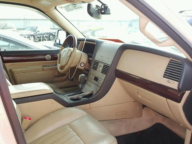 5LMEU88H55ZJ27938 - 2005 LINCOLN AVIATOR 奶油色 照片 5