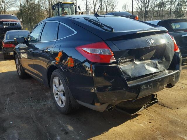 5J6TF1H51AL002738 - 2010 HONDA CROSSTOUR BLACK photo 3