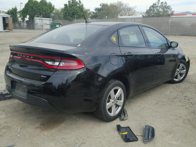 1C3CDFBB2FD247612 - 2015 DODGE DART SXT BLACK photo 4