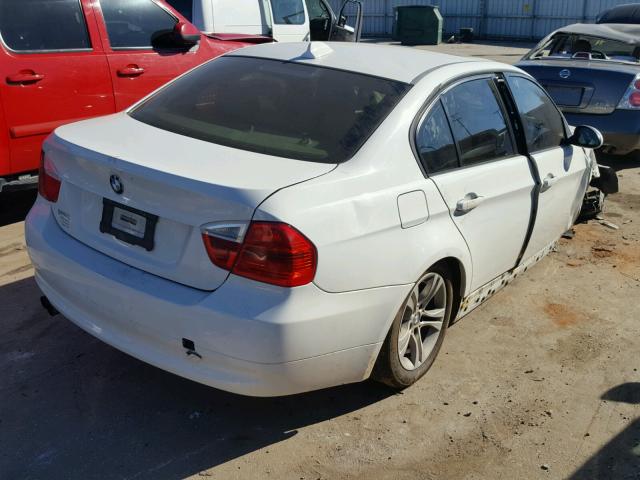 WBAVA37538NL18776 - 2008 BMW 328 I WHITE photo 4