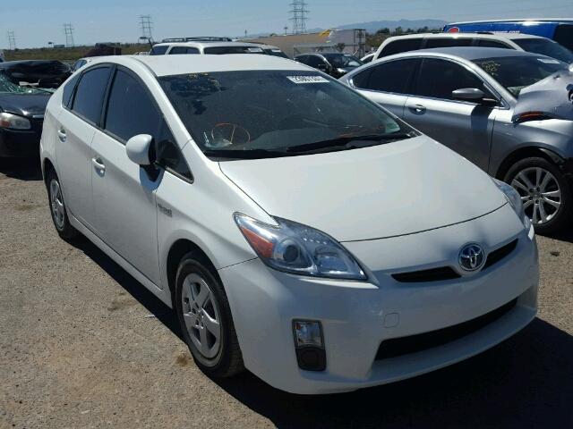 JTDKN3DU8A1303211 - 2010 TOYOTA PRIUS WHITE photo 1