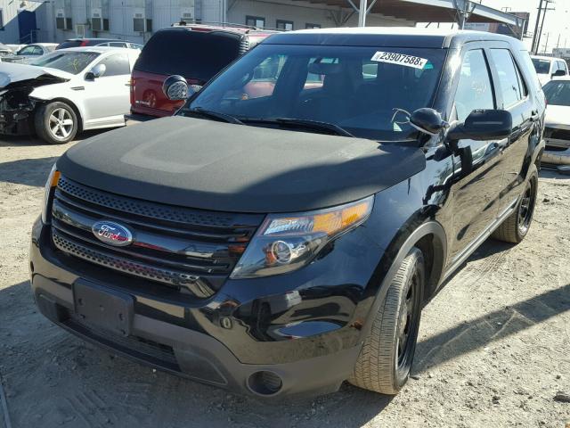 1FM5K8AR0EGB02338 - 2014 FORD EXPLORER P BLACK photo 2