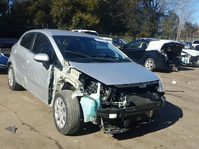 KNADM5A39D6099803 - 2013 KIA RIO LX SILVER photo 1